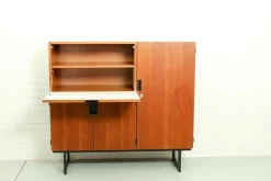 Pamono Japanese Series CU01 Highboard by Cees Braakman for Pastoe, 1960s Hot