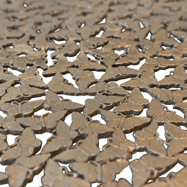 Pamono Jean Cast Butterfly Indoor or Outdoor Coffee Table in White Bronze by Fred & Juul Sale
