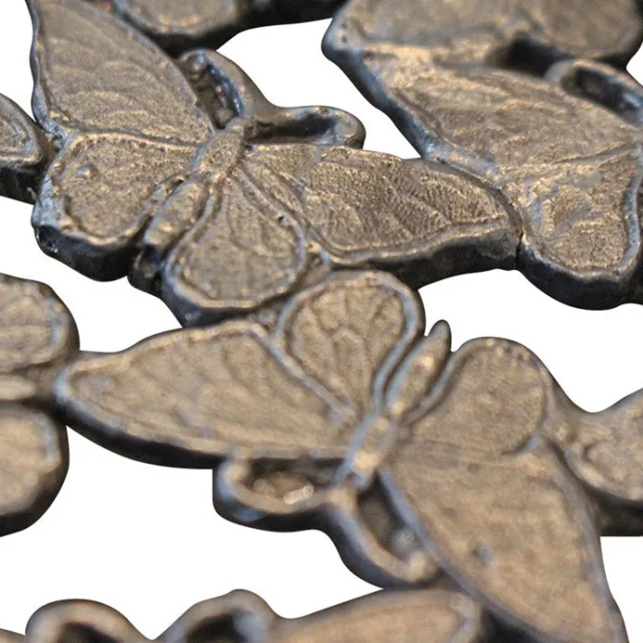 Pamono Jean Cast Butterfly Indoor or Outdoor Coffee Table in White Bronze by Fred & Juul Sale