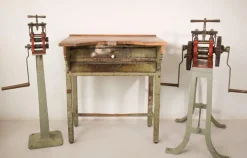 Pamono Jewellers Workbench with Two Presses, Set of 3 Outlet