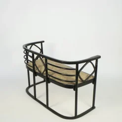 Pamono Josef Hoffmann Bat Sofa and Chairs by Josef Hoffmann for Jacob & Josef Kohn, 1905, Set of 3 Best