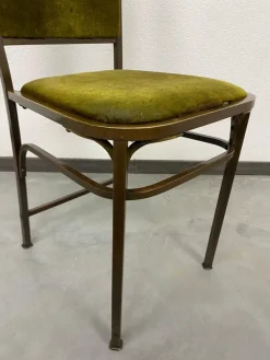 Pamono Jugendstil Brass Chair, 1890s Clearance