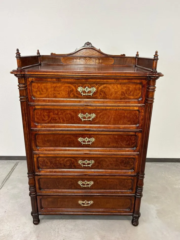 Pamono Jugendstil Chest of Drawers by Jacob & Josef Kohn, 1890s Sale