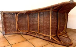 Pamono Karlskrona Wicker Chaise Lounge by Carl Öjerstam for Ikea, 1990s Best