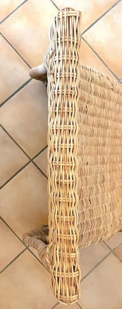 Pamono Karlskrona Wicker Chaise Lounge by Carl Öjerstam for Ikea, 1990s Best