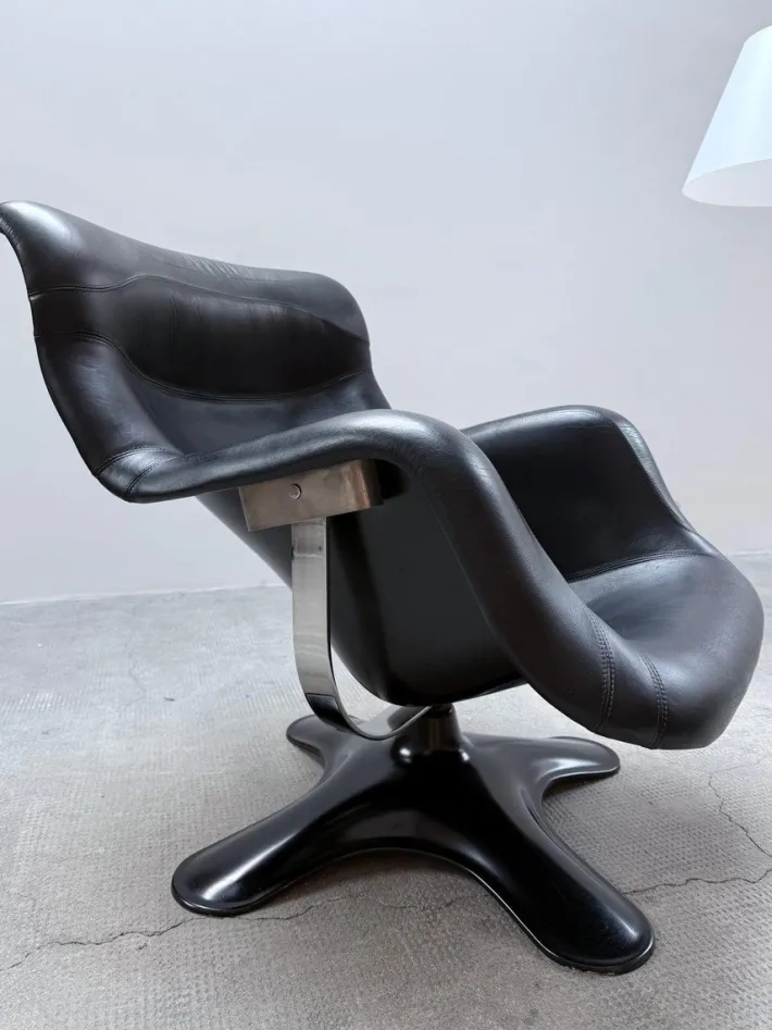 Pamono Karuselli Swivel Chair by Yrjö Kukkapuro for Haimi, Finland, 1960s Outlet