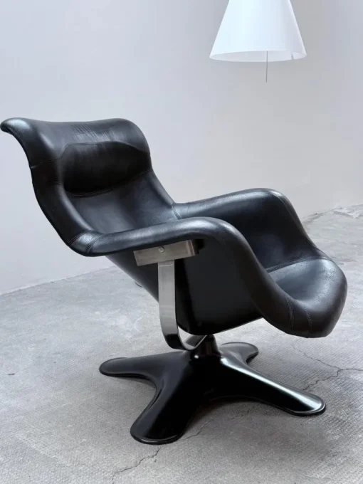Pamono Karuselli Swivel Chair by Yrjö Kukkapuro for Haimi, Finland, 1960s Outlet