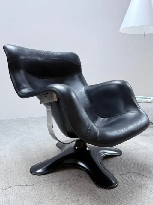 Pamono Karuselli Swivel Chair by Yrjö Kukkapuro for Haimi, Finland, 1960s Outlet