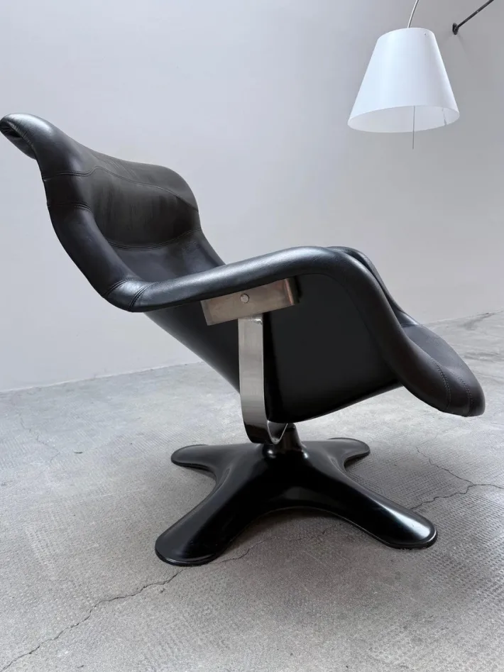 Pamono Karuselli Swivel Chair by Yrjö Kukkapuro for Haimi, Finland, 1960s Outlet