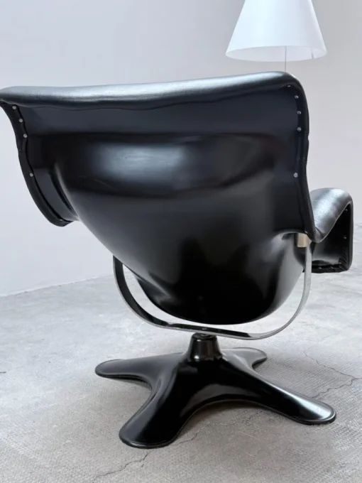 Pamono Karuselli Swivel Chair by Yrjö Kukkapuro for Haimi, Finland, 1960s Outlet