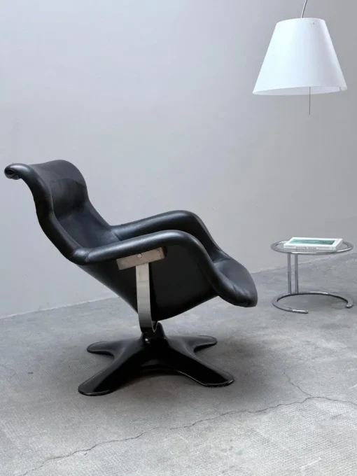 Pamono Karuselli Swivel Chair by Yrjö Kukkapuro for Haimi, Finland, 1960s Outlet