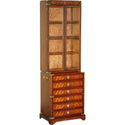 Pamono Kennedy Military Campaign Hardwood Bookcase from Harrods Best