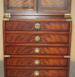 Pamono Kennedy Military Campaign Hardwood Bookcase from Harrods Best