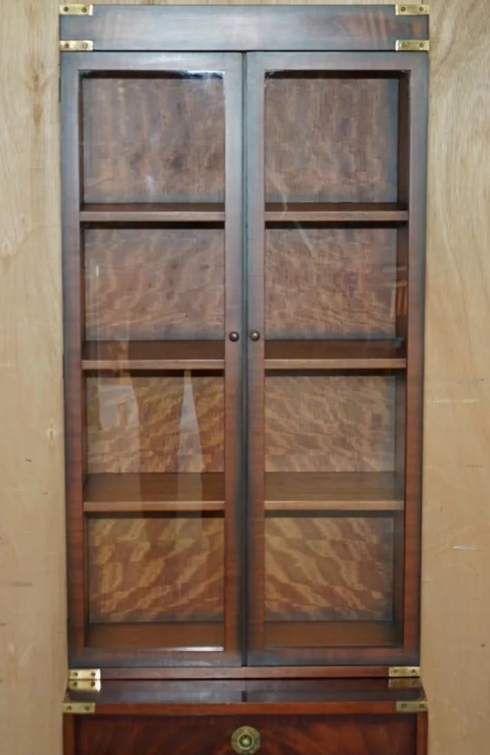 Pamono Kennedy Military Campaign Hardwood Bookcase from Harrods Best