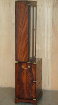 Pamono Kennedy Military Campaign Hardwood Bookcase from Harrods Best