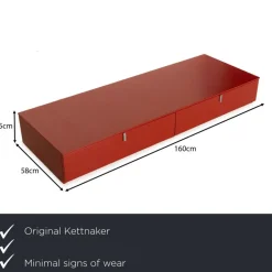 Pamono Kettnacker Wooden Sideboard in Red Clearance