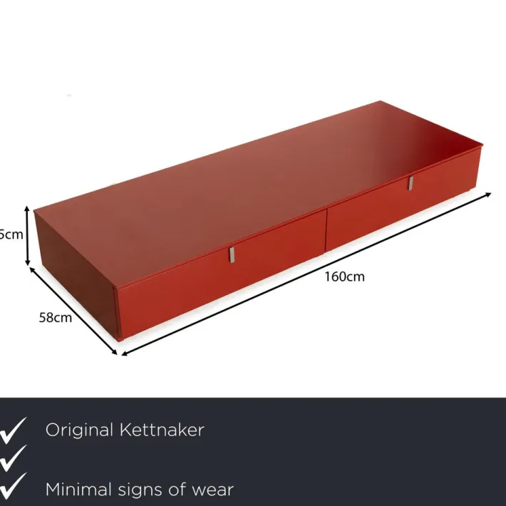 Pamono Kettnacker Wooden Sideboard in Red Clearance