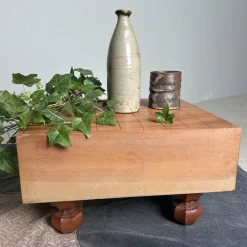 Pamono Keyaki Wooden Shogi Game Board, Japan, 1920s Hot