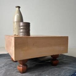 Pamono Keyaki Wooden Shogi Game Board, Japan, 1920s New