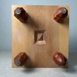 Pamono Keyaki Wooden Shogi Game Board, Japan, 1920s New