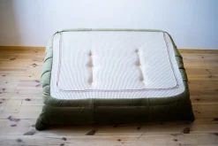 Pamono Khaki Velvet Living Room Set by Michel Ducaroy for Ligne Roset, 1970s, Set of 5 Discount