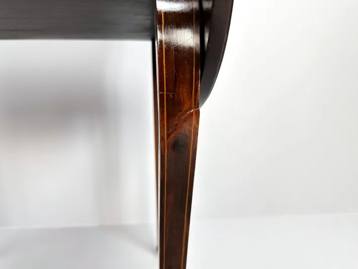 Pamono Kidney-Shaped Mahogany Desk, 19th Century Hot