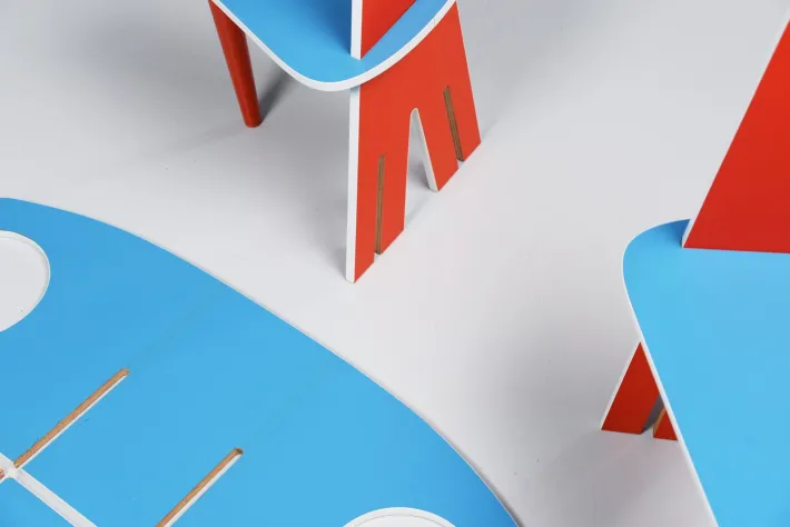 Pamono Kids Rocker and Chairs Set, Italy, 1960s Hot