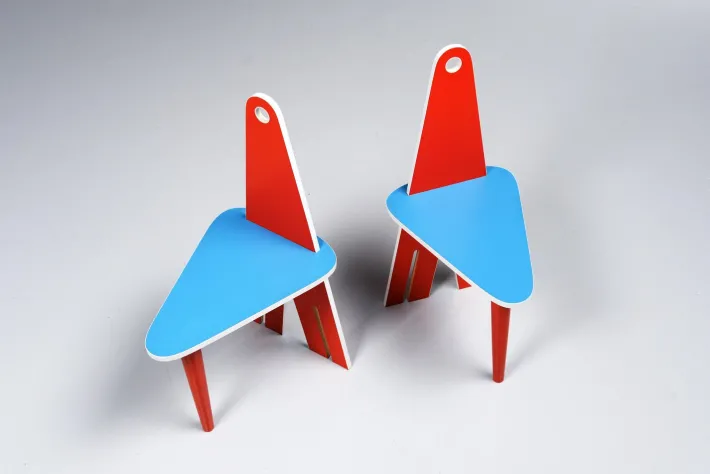 Pamono Kids Rocker and Chairs Set, Italy, 1960s Hot