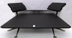 Pamono King Size Brass and Steel Adia Double Bed by Paolo Piva, 1980s New