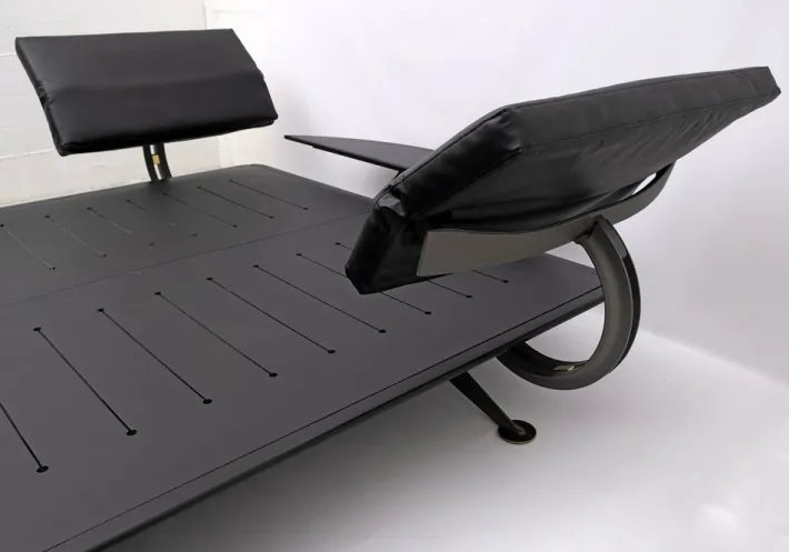 Pamono King Size Brass and Steel Adia Double Bed by Paolo Piva, 1980s New