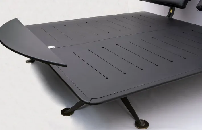 Pamono King Size Brass and Steel Adia Double Bed by Paolo Piva, 1980s New