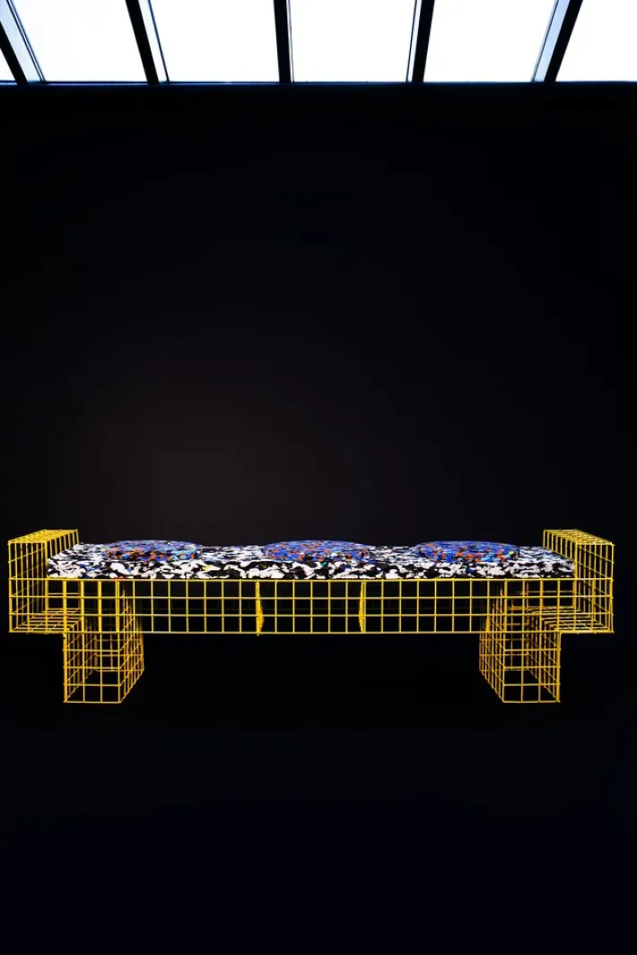 Pamono Krid Bench by Clemence Seilles for Stromboli Design Best