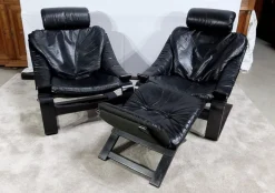 Pamono Kroken Lounge Set by Ake Fribyter for Nelo, 1974, Set of 3 Sale