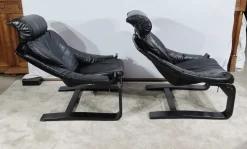 Pamono Kroken Lounge Set by Ake Fribyter for Nelo, 1974, Set of 3 Sale