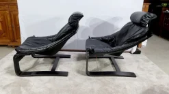 Pamono Kroken Lounge Set by Ake Fribyter for Nelo, 1974, Set of 3 Sale