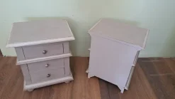 Pamono Lacquered Bedside Tables with Drawers, Set of 2 Best