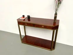 Pamono Lacquered Console by Jean Claude Mahey, 1970s Best