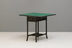 Pamono Lacquered Occasional Card Table, 1890s Clearance
