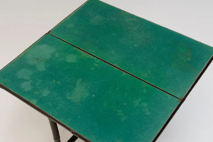Pamono Lacquered Occasional Card Table, 1890s Clearance