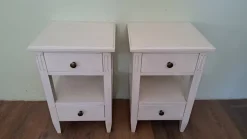Pamono Lacquered Wooden Bedside Tables, Set of 2 New