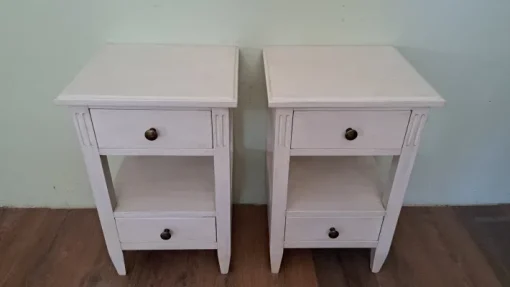 Pamono Lacquered Wooden Bedside Tables, Set of 2 New