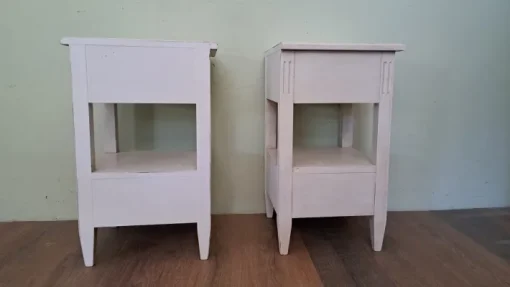 Pamono Lacquered Wooden Bedside Tables, Set of 2 New