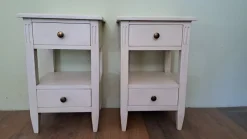 Pamono Lacquered Wooden Bedside Tables, Set of 2 New