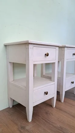 Pamono Lacquered Wooden Bedside Tables, Set of 2 New