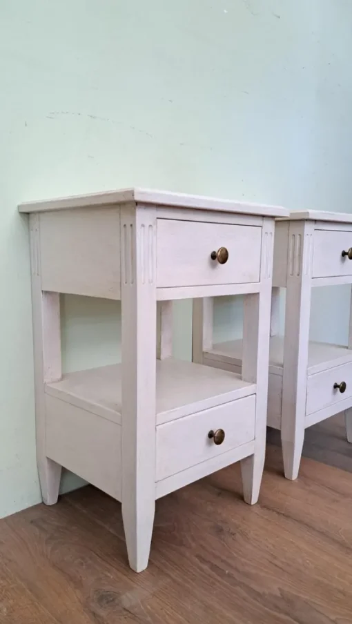 Pamono Lacquered Wooden Bedside Tables, Set of 2 New