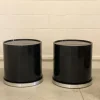 Pamono Lacquered Wooden Bedside Tables, 1980s, Set of 2 Outlet
