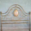 Pamono Lacquered Wrought Iron Headboard, 1950s Best