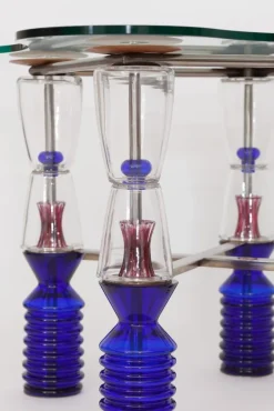 Pamono Lambert Crystal Gaming Table from Van Praet & Val Saint Discount