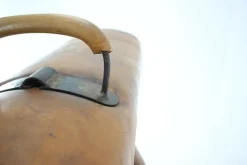 Pamono Large Adjustable Gymnastic Leather Pommel Horse, 1950s Hot
