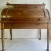Pamono Large Antique Cylinder Writing Desk in Oak New
